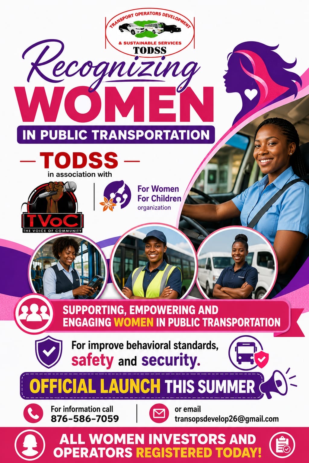 Recognizing Women in Public Transportation — TODSS in association with TVoC and For Women For Children