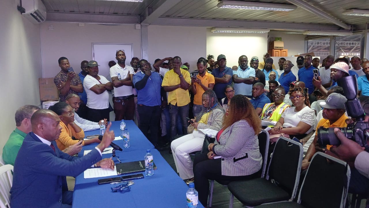 TODSS leadership addressing operators, media and stakeholders in a packed hall